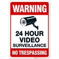 thumbnail image 1 of Sigo Signs - Video Surveillance Sign, No Trespassing Sign, 10x14 Inches, Rust Free .040 Aluminum, Fade Resistant, Made in USA, 1 of 10