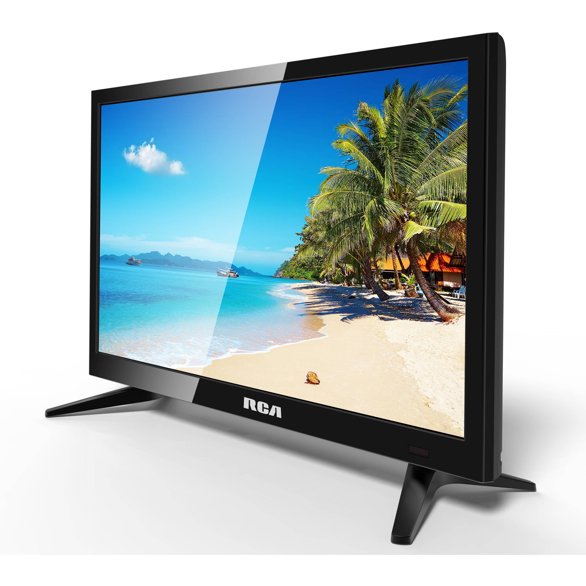 TV de 19 pulgadas, TV LED de pantalla ancha con sintonizadores ATSC  digitales HDMI/VGA/RCA/USB, TV de pantalla plana de 19 pulgadas con  altavoces