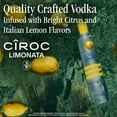 thumbnail image 2 of CIROC Limonata (Made with Vodka Infused with Natural Flavors), 750 mL Bottle with three 50 mL bottles of CIROC flavors, 30% ABV, 2 of 5