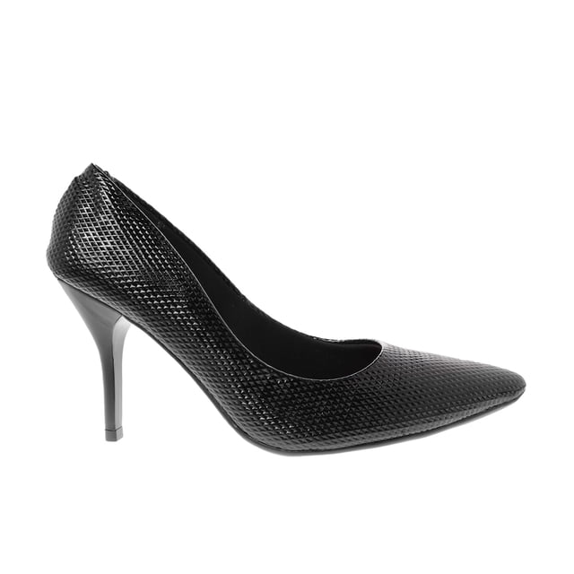 Zapatilla ?ngela color negro con textura de malla 22.5 Dorothy Gaynor Zapatilla ?ngela color negro con textura de malla 22.5