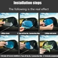 thumbnail image 7 of 2pcs 175x200-2/4/8 Pcs Car Side Rearview Mirror Waterproof Anti-Fog Film Side Window Glass Film Can Protect Your Vision Driving On Rainy Days, 7 of 7