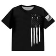 thumbnail image 4 of Funny Independence Day Shirt Short Sleeve T Shirts for Men Men's Workout Tank Top Casual Soft Short Sleeve Gym Muscle Shirts Bodybuilding Tee Black,7XL, 4 of 4