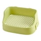 thumbnail image 5 of Bandeja de entrenamiento para ir al baño, jaula fácil de limpiar, inodoro para mascotas, inodoros para mascotas, arena para conejos Verde, 5 of 9