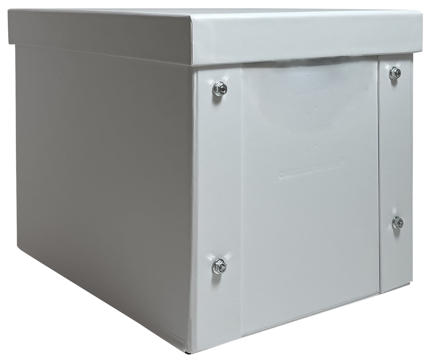 1 CheckOutStore White Stamp & Die Craft Storage Pocket Box (10.5 x 7.5 x 7.5)