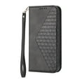 thumbnail image 2 of SaniMore for Samsung Galaxy S21 FE PU Leather Case RFID Blocking, Magnetic Closure Flip Wallet Cover with Wrist Strap Card Slot & Multi-Angle Kickstand All-Inclusive Protective Shell, Black, 2 of 10