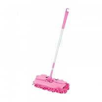 ACDANC Adjustable Microfiber Mop for Hardwood,Tile,and Laminate Floors with Extendable Handle,Pink Cleaning Mop