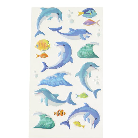 12 Pack: Dolphin Stickers by Recollections