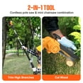 thumbnail image 3 of DEREAL 2-in-1 Cordless Pole Saw, 8-inch Mini Chainsaw & Cordless Pole Saw with Retractable Extension Rod Max Length 7 Feet, 20V 4.0Ah Battery and Charger, 3 of 7