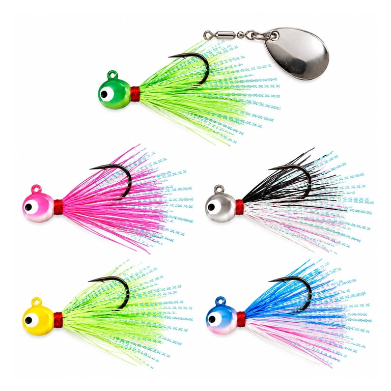 Blue Fox Glow Spin Kit, 5-Piece 1/16 oz Spinners photo 2