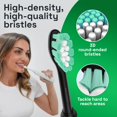 thumbnail image 3 of Cabezales de repuesto para cepillos de dientes Brushmo Plaque Control x8, color negro, 3 of 5
