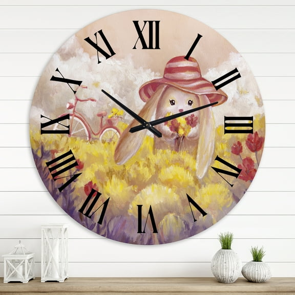Designart 1 in Quartz Traditional Wall Clock