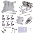 thumbnail image 2 of ST Style Electric Guitar Full Set DIY Accessory Kit with Prewired Pickguard Including Bridge SSS Pickups and Accessories Volume Tone Control for 6-String Guitars, 2 of 7