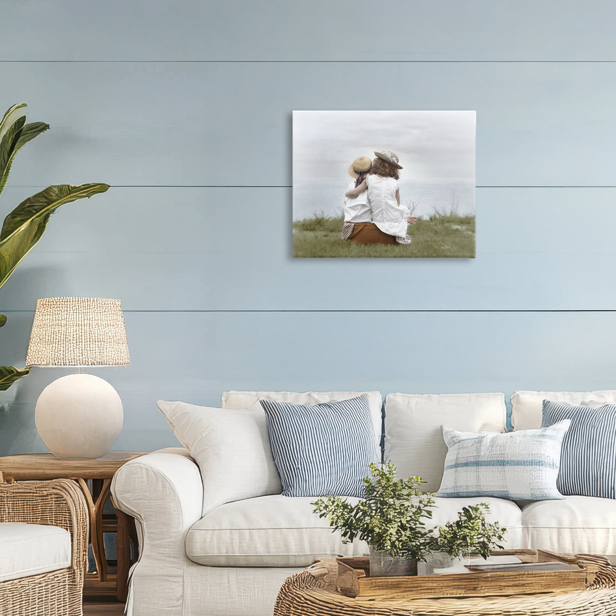 Stupell Industries Friends By The Ocean Canvas Wall Art, design by Kendra Dew