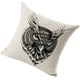 thumbnail image 2 of Funda de almohada con diseño de sofá de lino de dibujos animados de animales, fundas de cojín suave para sofá decorativo para el hogar con cremallera Scienceny JJ22298-05, 2 of 3