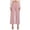 *Pink, variant on ClodeEU Womens Wide Leg Cropped Pants,High Waist Button Work Trousers,Business Casual Outfits Khaki,Womens Plus XS