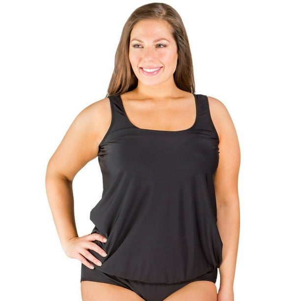 Women's Plus Size Blouson Black - Walmart.com