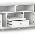 thumbnail image 5 of Amherst 72 inch Wide Solid Wood TV Stand in White For TVs up to 80 inches, 5 of 12