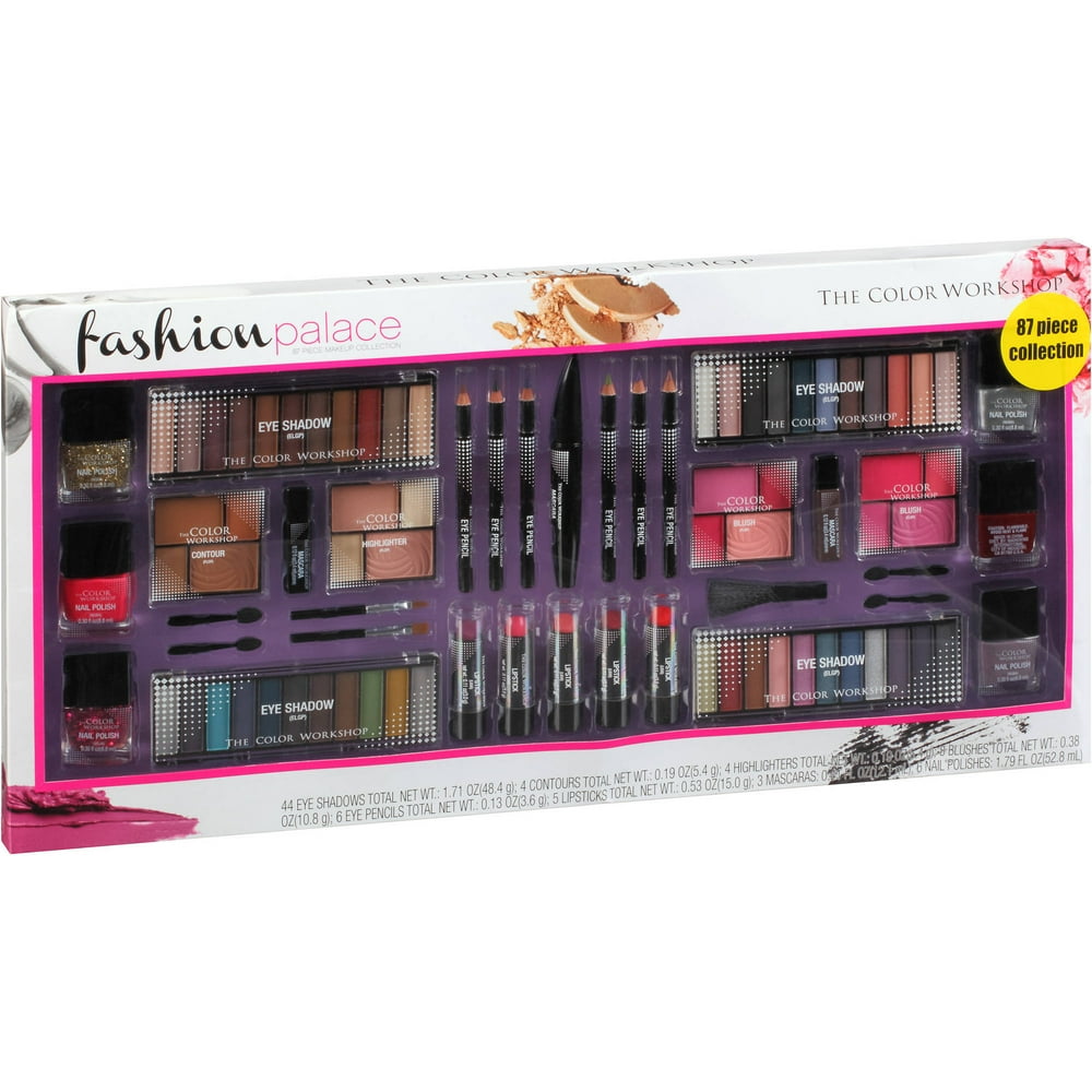 The Color Fashion Palace Makeup Collection, 87 pc Walmart