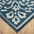 thumbnail image 2 of Mainstays 5' x 7' Blue Traditional Medallion Outdoor Rug, 2 of 7