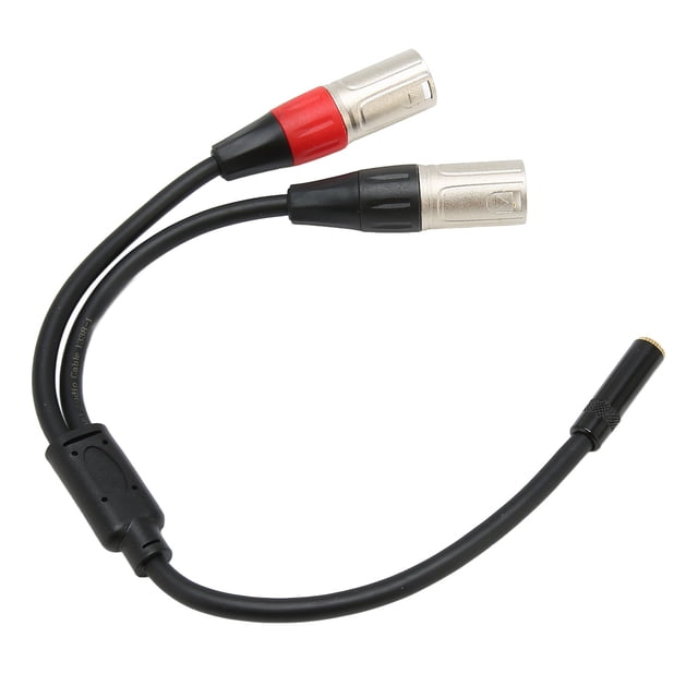 Cable de Micrófono de 3.5 mm 1/8 A xlr, Ofc Distorsión de Cobre Transmisión ESTA