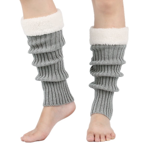 Chaussettes Antidérapantes Hautes Femme - Chaussettes Pilates Yoga Chaudes En Coton Sport Thermique