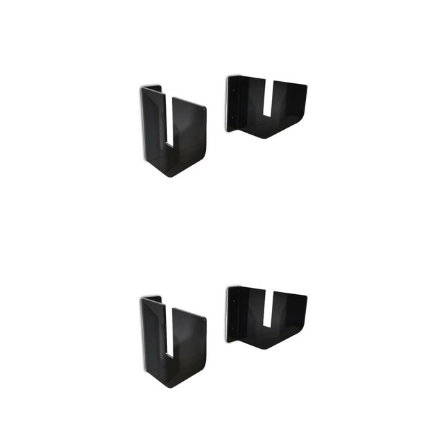 sweethay 1 par de soportes acrílicos para monopatín, decoración de pared, decoración del hogar para exhibición Negro 2Conjunto