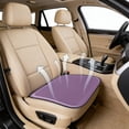 thumbnail image 4 of Trapezoidal Gel Car Seat Cushion, Ventilated Ice Silk Cooling Pad, Summer Comfortable Cool Seat Mat, Breathable Seating Cushion, Universal Use for Cars & Daily Life, Soft Cool Pad, Purple, 4 of 6