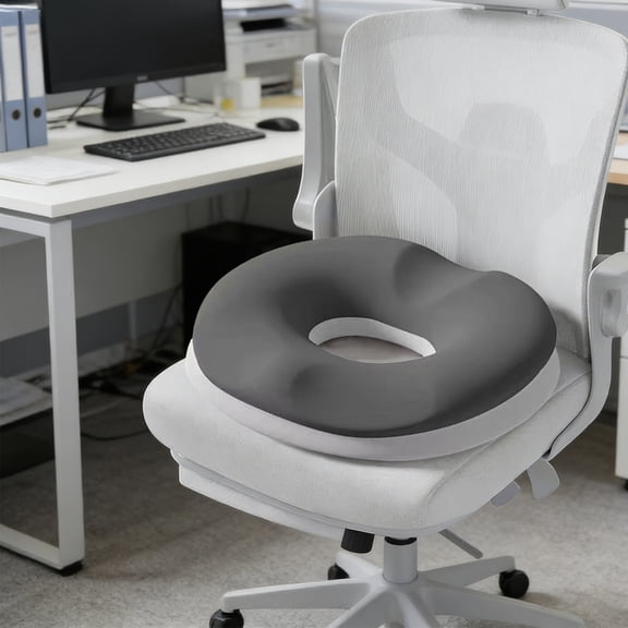 Taicans Donut Pillow Seat Cushion Memory Foam Non-Slip for office Chair Car