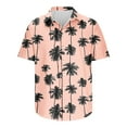 thumbnail image 4 of Yaoyar Men's Fashion Casual Floral Print Hawaiian Shirt Funky Beach Printed Tropical Beach Shirt Casual Button Down Short Sleeve Tops, 4 of 5