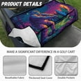 thumbnail image 5 of Binienty Sasquatch Golf Cart Seat Towel Cover 2 Passenger Seats Universal Golf Cart Seat Cushion Cover for EZGO TXT RXV/Club Car DS Precedent, Machine Washable, 5 of 7