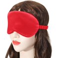 thumbnail image 3 of Silk Satin Sleep Mask with Elastic Strap Travel Eye Sleeping Blindfold for Women Men Levamdar LRWJ551-8, 3 of 7