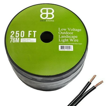 Dripstone 250ft Low Voltage 12awg 2core Outdoor Light Parallel Flat This On Opens A Dialog That Displays Additional Images For With The Option To Zoom In Or Out