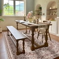 thumbnail image 6 of Pentantan 5'x7' Area Rugs, Washable Vintage Boho Rugs for Living Room, Moroccan Soft Indoor Carpet for Bedroom, Dining Room, Office, Red, 6 of 9