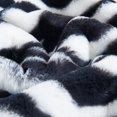 thumbnail image 6 of Home Soft Things Zebra Faux Fur Bedrest Pillow Cover, Medium Size 20" x 18" x 17", 6 of 8