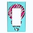 thumbnail image 2 of Metal Light Switch Plate Outlet Cover (Design - Single Rocker), 2 of 2