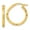 Gold, variant on 925 Sterling Silver Anti-Tarnish Women's Polished 5mm x 40mm Tube Hoop Earrings