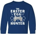 thumbnail image 3 of Inktastic Happy Easter The Easter Egg Hunter Gamer Long Sleeve Youth T-Shirt, 3 of 5