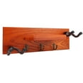 thumbnail image 2 of Guitar Wall Mount Shelf, Decorative Multi Function Easy To Assemble Gift Wood Guitar Rack Space Saving With Top Compartment For Classical Guitars For Friend, 2 of 8