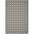 thumbnail image 2 of SAFAVIEH Beach House Theo Geometric Indoor/Outdoor Area Rug Light Grey/Charcoal, 5'3" x 7'6", 2 of 7