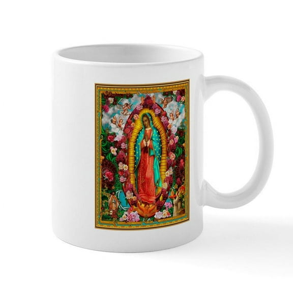 CafePress - Our Lady Of Guadalupe Mugs - 11 oz Ceramic Mug - Novelty Coffee Tea Cup