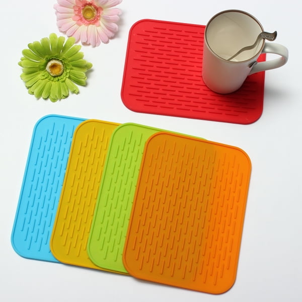21cm Silicone Food Sink Pad Insulated Heat Resistant Table Non Slip