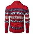 thumbnail image 3 of H2H Mens Casual Slim Fit Knitted Thermal Cardigan Sweaters Unique patterned (CMOCAL064), 3 of 6