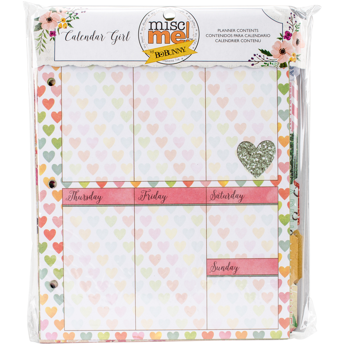 Misc Me Planner Contents 44/PkgCalendar Girl