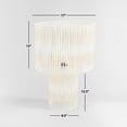 thumbnail image 4 of SAFAVIEH Elara 25 in. Coastal White Rattan Table Lamp with White Shade, 4 of 11