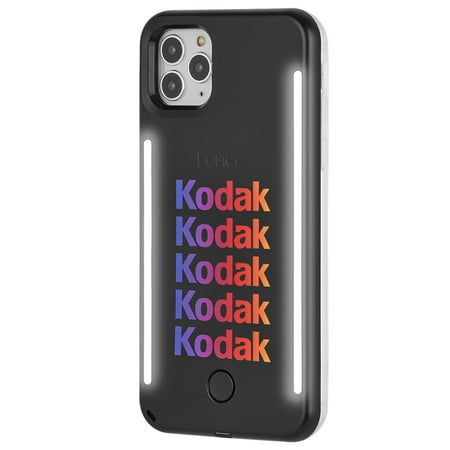LuMee Kodak Duo Case for Apple iPhone 11 Pro Max - Black