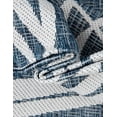 thumbnail image 6 of Unique Loom Outdoor Botanical Collection Area Rug - Palm (2' 7" x 10' Runner Blue/Navy Blue), 6 of 6