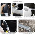 thumbnail image 5 of Siphon Hand Pump Syphon Pump Fuel Transfer Pump Fuel Line Assembly Gasoline Oil Water Fuel Diesel Transfer Siphon Pump Siphon Hose with 2M Durable PVC, 5 of 5