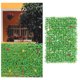 thumbnail image 2 of 1 pieza de planta de simulación para pared, decoración de pared verde, césped artificial (verde), 2 of 5