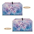 thumbnail image 6 of FOR U DESIGNS Dolphin Hibiscus Pattern Microwave Oven Dust Cover Dust-Proof Kitchen Appliance Covers Wear-Resistan Microwave Dust Covers Cloth in Home and Office-S, 6 of 8