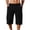 Black, variant on Havenre Men's Capri Pants 3/4 Joggers Gym/Workout/Hiking Below Knee Long Shorts Lightweight Quick Dry Drawstring Elastic Waist Short Pants with Zipper Pockets White M